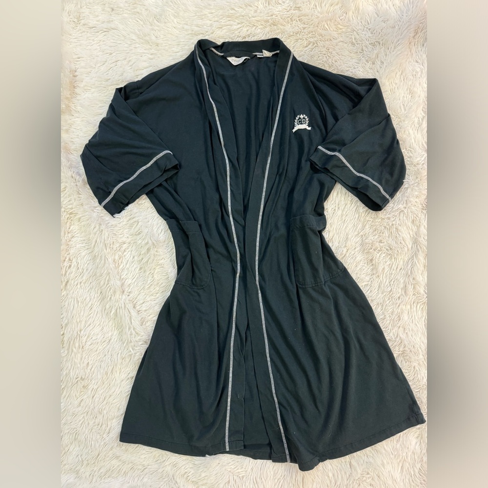 vintage luxury embroided robe OS